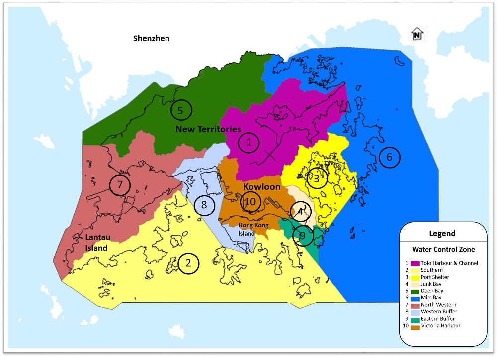 Map of Water Control Zone