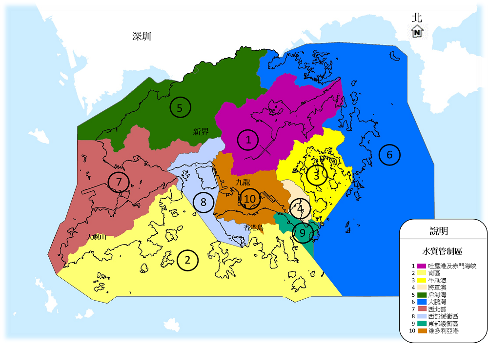 Map of Water Control Zone
