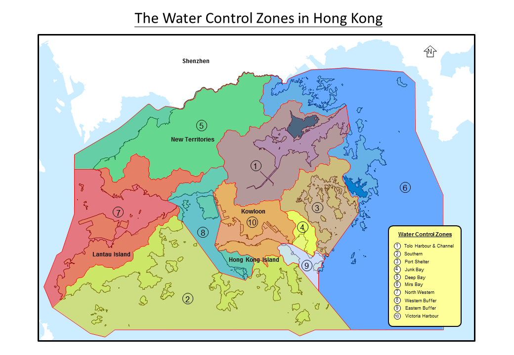 Map of Water Control Zone
